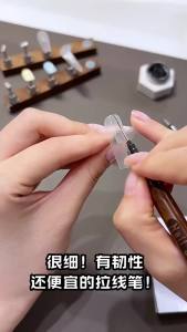 Bộ Cọ Vẽ Móng Tay Gel UV Có Tay Cầm Bằng Gỗ - Cọ Vẽ Đường Nét 6/9/12/15/18mm Dùng Cho Salon Và Sử Dụng Tại Nhà