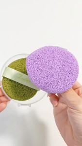 LMLTOP 2pcs/set Waterdrop Facial Puff Cleansing Sponge Honeycomb Clay Mask Remover (Lameila)