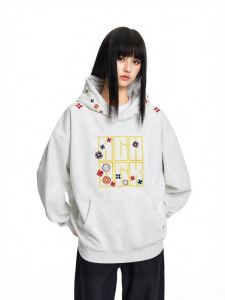 A chock | Hip-hop Embroidery Hoodie