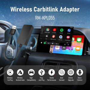 2 in 1 Wireless CarPlay and Android auto Carbitlink Easylink Easyconnection to Wireless CarPlay Android Auto Adapter
