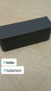 Car Coin Pocket Case Storage 4 Slot Holder Organizer Tempat Uang Koin Receh Logam - Kotak Koin Mobil