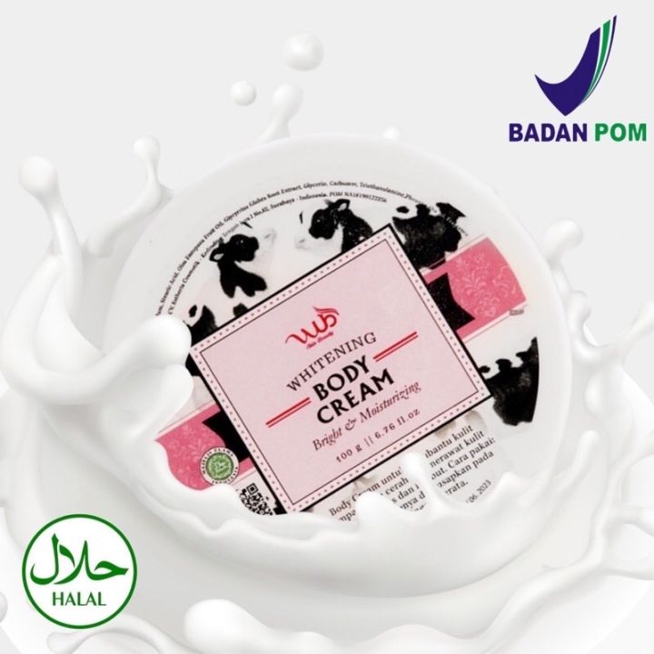 Body Cream Bleaching Viral WUB SKIN BEAUTY Body Lotion Pemutih / Wub