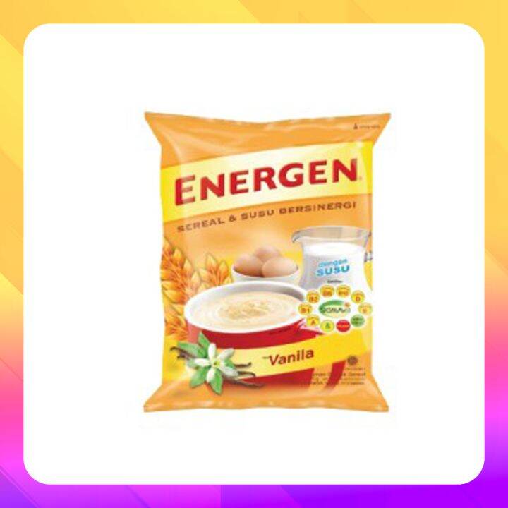 Energen Rasa Vanilla Renceng Isi 32 Gr X 10 Sachet Minuman Sereal