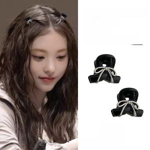 Haerin Ginger Sea Sparkling Same Style Small Jaw Clip Headwear Female Sweet Princess Hairstyle Hair Claw Bang Clip Hairpin Hair Accessories