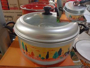 Panci Kukusan Besar Steamer 6.5 kg 37 cm 2 Saringan Muliya Dandang