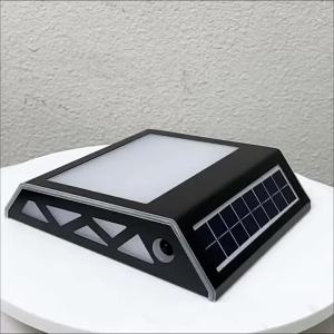 SXH  Solar Doorplate Light Number Letter Outdoor Solar Light Automatically Lights Up at Dusk Home Solar Wall Light