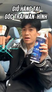 Chai Xịt Làm Sạch Khử Mùi Kính Vệ Sinh Kính Và Nội Thất Ô Tô XWASH 500ml Sofa Nội Thất Xe Hơi + Khăn Lau