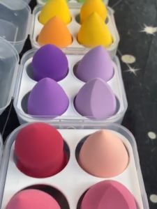 Hộp 4 mút trang điểm SEVICH sử dụng cả dạng khô và ướt chất lượng cao tiện lợi