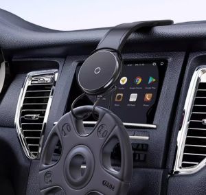 20241129 Magnetic Holder Car Phone Stand Foldable Support Mount Upgraded Velcro Base for Center Console Dashboard for iPhone 12 13 14 15 16 Pro Max Samsung S23 Xiaomi Huawei