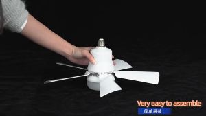 2025 New 30W E27 Ceiling Fan with Light 5 Blades Household Nordic Remote Control Silent Fans Lamp 3 Colour Light Kipas Siling Lampu 風扇燈