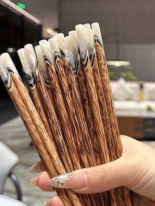 Thìa Gỗ Sò Hai Mặt Tự Nhiên Chống Trượt Dùng Trong Gia Đình 10 Đôi Thìa Cao Cấp Thủ Công Chịu Nhiệt Độ Cao