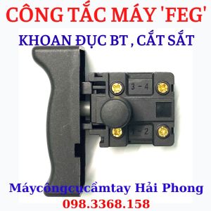 Công tắc máy Khoan đục bê tông máy cắt kim loại dùng cho FEG DEAWATT... 22V - 50/60 Hz - 10A