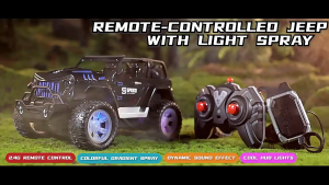 Xe Ô Tô Điều Khiển Từ Xa RC Có Phun Sương Đèn Led Âm Thanh Công Suất Lớn Tỷ Lệ 1:16