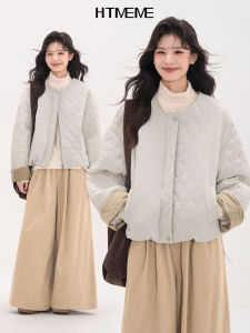 HTMEME | Embossed Quilted Matte Cotton Coat