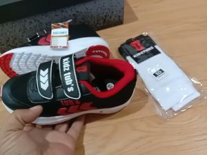 Sepatu Sekolah Anak Laki Laki Sepatu Warna Hitam Murah Tali Perekat Rekat Kecil Tanggung Umur 6-10 Tahun PAUD TK SD SMP SMA Kelas 1 2 3 4 5 6 7 8 9 0-KIDZTUBS1311040824