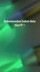 Kabel data pengisian cepat streamer 3-in-1 streamer keren