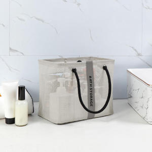 Large Capacity Mesh Beach Bags Tote Bag Waterproof Bathroom Shower Pouch Lightweight Foldable Tote Bag Oversized Pool Bag