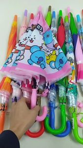 Kids Umbrella Cartoon Student Umbrella Portable Safe 8 Bone Automatic Umbrella Umbrella