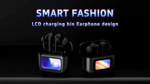 SALE- Wireless Bluetooth Earphones ANC TWS Earphones LED Touchscreen Visible Active Noise Cancellation Earphone SportEarbuds
