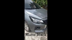 Mitsubishi Mirage G4 Sedan 2021 to 2025 GLS / GLX Garnish Combo Set Cover: Matte Black & Chrome