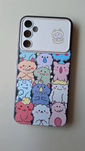 Case Samsung Galaxy A34 5G ขนาด 6.6 นิ้ว เคส กันกระแทก ปกป้องกล้อง และ ฟิล์มกระจก เคส ลายการ์ตูน แฟชั่น กันลื่น เคสมือถือ กันรอย ซัมซุง a 34 ตรงรุ่น