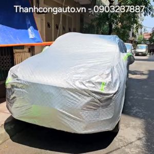 Bạt phủ toàn xe 3 lớp CHO XE HẠNG A: chống nắng nóng xước & chống cháy cho ô tô: Morning i10 Fadil Wigo.. Màng nhôm