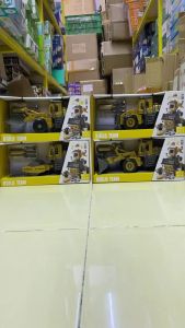 [KST] Truk Konstruksi Diecast Bongkar Pasang DIY Mainan Edukasi Lampu Suara Obeng Anak Laki Laki