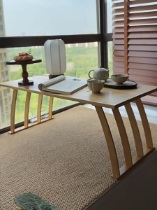 Foldable Table Laptop Desk Student Dormitory Solid Wood Lazy Small Table Study Table Tea Table Coffee Table