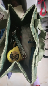 Heavy Duty Canvas Tool Bag – Open Top Electrician Tote & Mechanic Organizer – Large Capacity Portable Work Bag for Tools & Gear