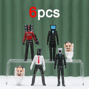 Bandai | Skibidi Toilet Man Camera Man Figure TV Man Speaker Man Model Cameraman Action Figures Decorations PVC Doll Toy Collectible