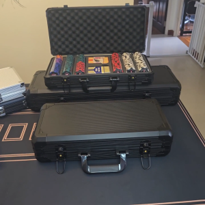 【Premium Quality Poker Storage Case】For 43mm Chips / Heavy Duty / Wood Separators or EVA Interior Design【Ship Out 24Hrs】