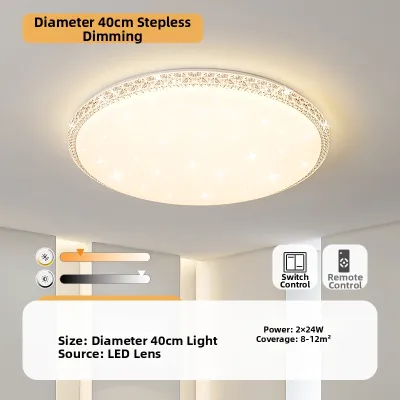 SHANGXIAN | Modern Round Bedroom LED Ceiling Light