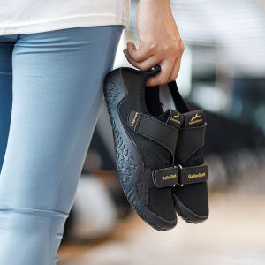 Golen Shark Outdoor Fitness Treadmill Barefoot Sports Shoes Special Aerobics Dancing Yoga Shoes Female Velcro Sneaker