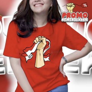 KAOS KEMERDEKAAN INDONESIA RI KAOS 17 AGUSTUSAN UK M-XXL KATUN ADEM BISA COD