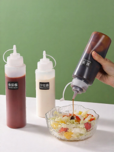 TAFUMAN | Squeeze Sauce Bottle Food Grade Pointed Nozzle Home Commercial Use