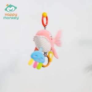 [Choo Choo Toy] Musical Pull String Animal Sound Teether Comfort Drawstring Music Plush Toys Mainan Bayi 音乐拉铃安抚玩具 - BT354