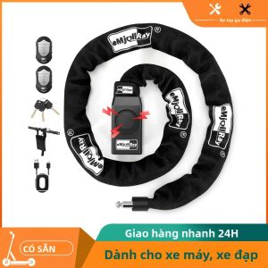Khóa Báo Động Xe Máy Cho Xe Tay Ga - Điều Khiển Từ Xa Báo Động Xe Đạp Chống Trộm Chống Mưa Báo Động Chống Trộm Siêu Lớn