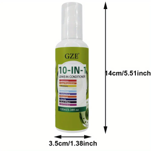 GZE10-IN-1 Dầu Xả Dành Cho Nữ Làm Mềm Mượt Dưỡng Ẩm Bảo Vệ Nhiệt Chống Xoăn Cứng 100ML Tinh Chất Làm Mới Hương Thơm Nhẹ Nhàng