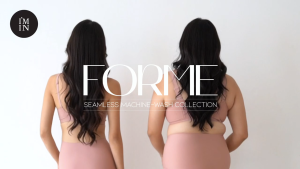 IM IN Forme+ V-plunge Wireless Seamless Bra (Machine Wash Edition)