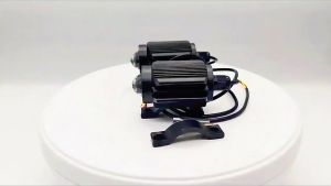 12000lm 6000k/3000k Super Bright Mini Driving Led Lights Motorcycle Headlight 2 Color Car Dual Fisheye Lens Light Fog Spot Headlamp 1 Pair