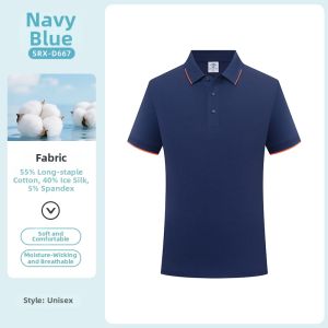 ZUOSALUN | Custom Business Logo Polo Short Sleeve T-Shirt