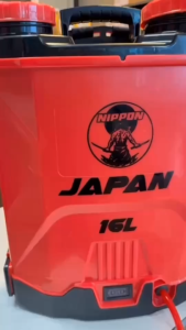 เครื่องพ่นยาแบต NIPPON ถังพ่นยา ถังพ่นยาแบตเตอร์รี่ พ่นยาไฟฟ้า ปั้มพ่นยา16-20 ลิตร*รับประกัน6เดือน*์ก้านฉีดสแตนเลส พร้อมใช้งาน