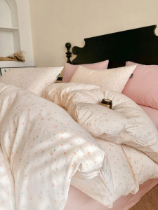 Grace | Bộ Đồ Chăn Ga Gối Bằng Cotton 2 Lớp