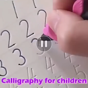 FAMILY'S CHOICE: 4 Books/Set Copybook for Kids' English Learning & Calligraphy Practice