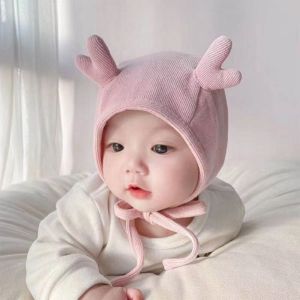 T.I - Topi Kupluk Anak Bayi Tanduk Rusa Beanie Hat Import