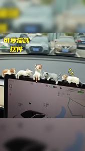 4 Mèo Con Dễ Thương Micro Phong Cảnh Trang Trí Sáng Tạo Mèo Ngủ Búp Bê Ô Tô Màn Hình Đồ Trang Trí PVC Các Bức Tượng Nhỏ Cho Nội Thất Ô Tô