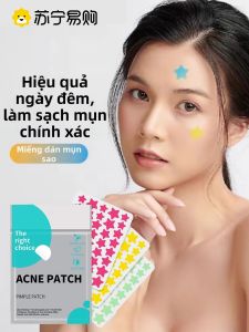 Miếng Dán Mụn Invisible Star Beauty Spot Remover Hydrocolloid Adhesive Absorb Pus Repair Cute Acne Patch Skin Friendly
