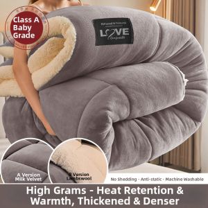 Warm Lamb Wool Winter Blanket