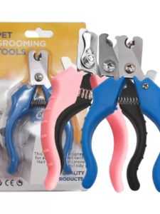 Pet Nail Clipper Dog Cat Nail Cutter Stainless Steel Pet Grooming Scissors Anti Slip Handle Safe Easy to Use Professional Pet Nail Trimmer Claw Cutter for Small Medium Large Dogs Cats Rabbits Birds Sharp Blade with Safety Guard Ergonomic Hand DD CAT & PET