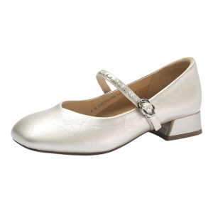 Josiny | French Style Mary Jane Chunky Heel Shoes for Skirts